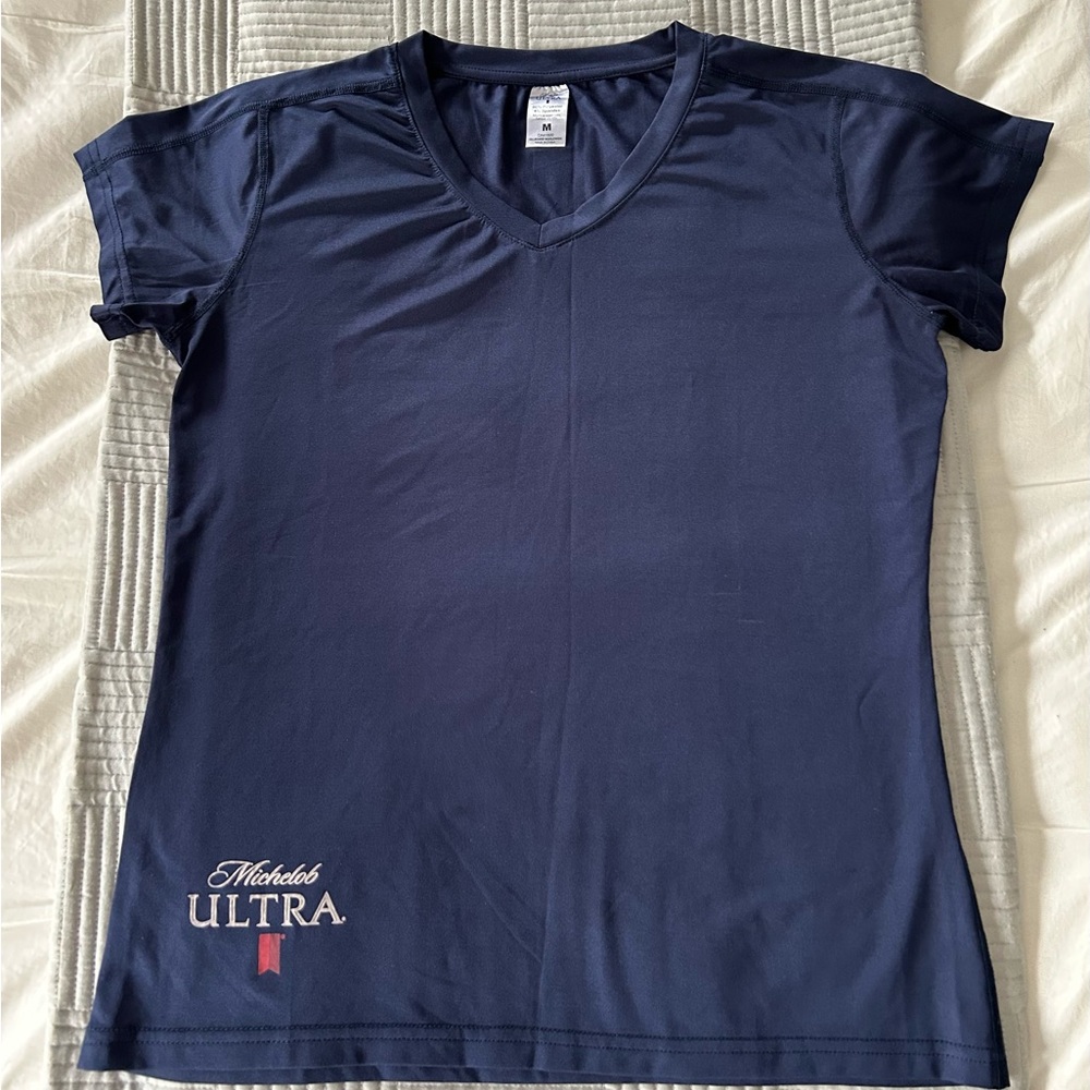 Michelob Ultra Navy Women's Short Sleeve Tee